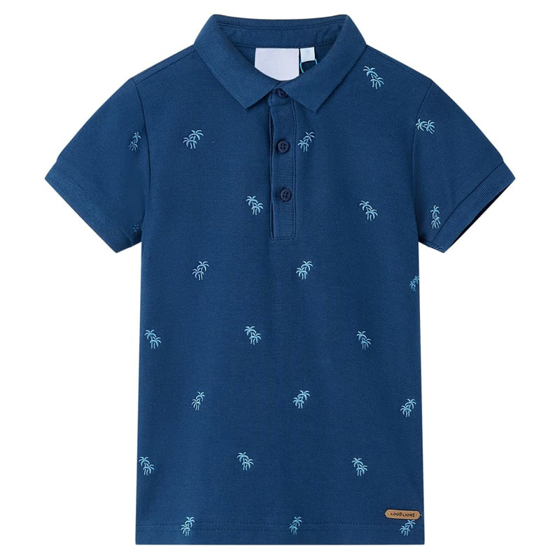 Load image into Gallery viewer, Vidaxl kinderpoloshirt 128 donkerblauw