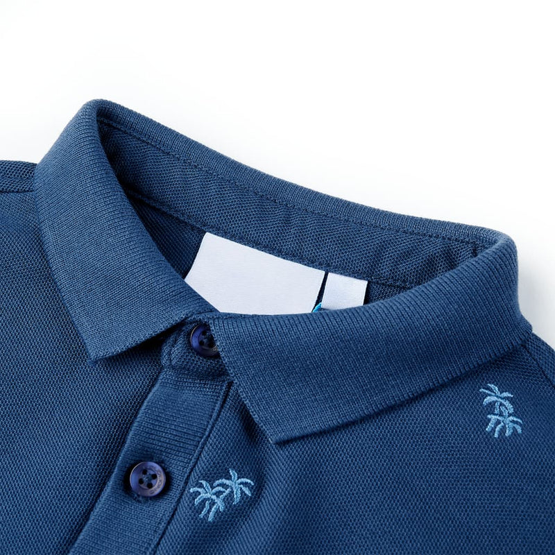 Load image into Gallery viewer, Vidaxl kinderpoloshirt 128 donkerblauw