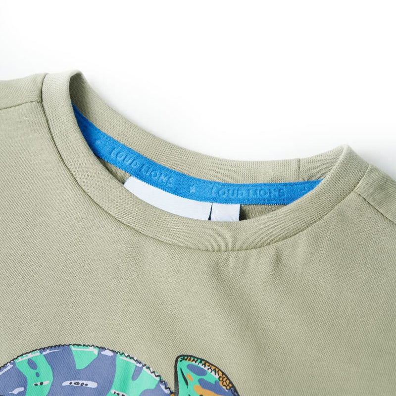 Load image into Gallery viewer, Vidaxl kindershirt met korte mouwen 116 lichtkakikleurig
