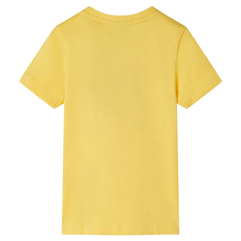 Chargez l'image dans la visionneuse de la galerie, Vidaxl kindershirt met korte mouwen 128 lichtokerkleurig