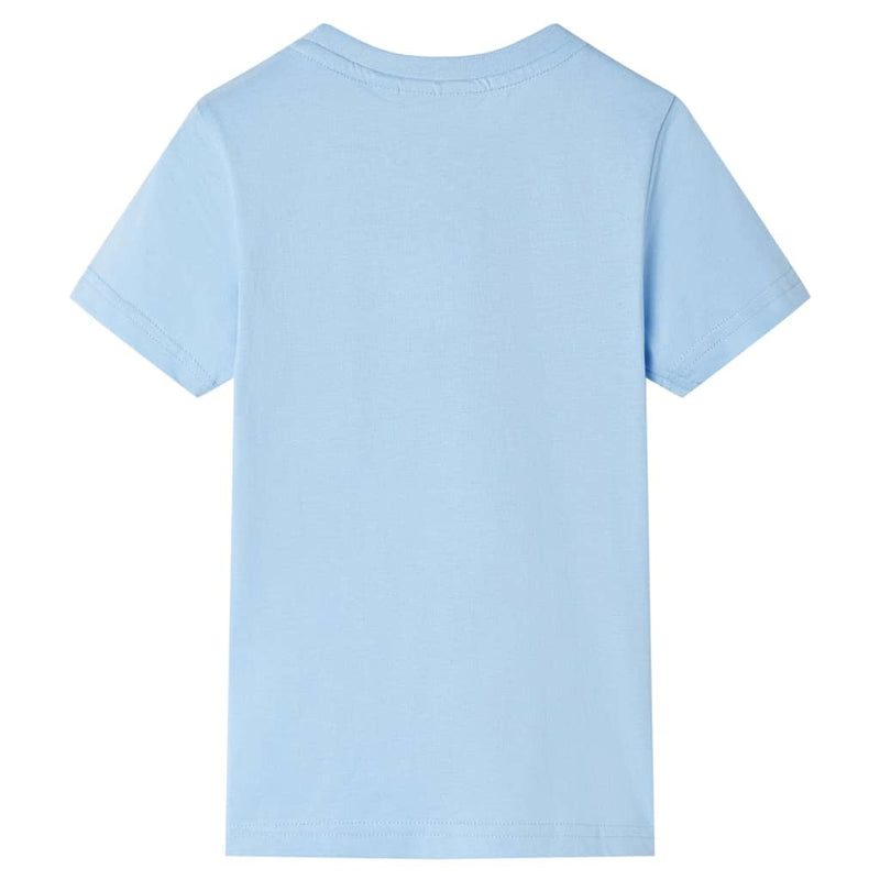 Chargez l'image dans la visionneuse de la galerie, Vidaxl kindershirt met korte mouwen 140 lichtblauw