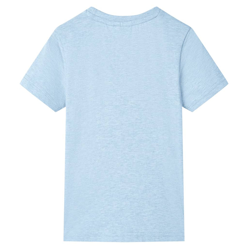 Load image into Gallery viewer, Vidaxl kindershirt 128 gemêleerd zachtblauw