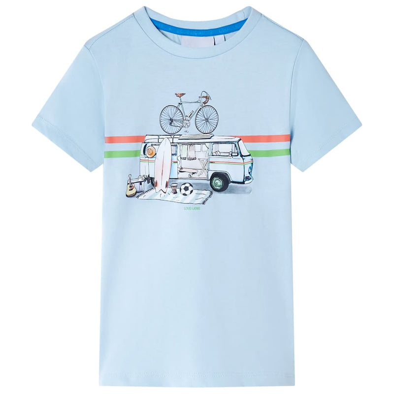 Chargez l'image dans la visionneuse de la galerie, Vidaxl kindershirt 140 lichtblauw