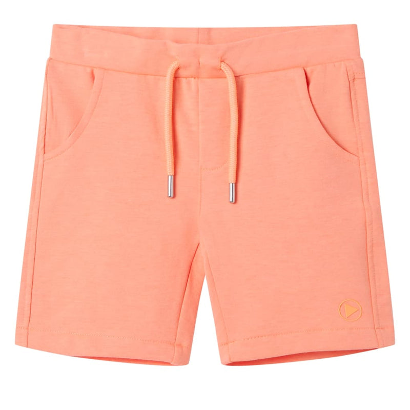 Load image into Gallery viewer, VidaXL Kindershorts met trekkoord 104 neonoranje