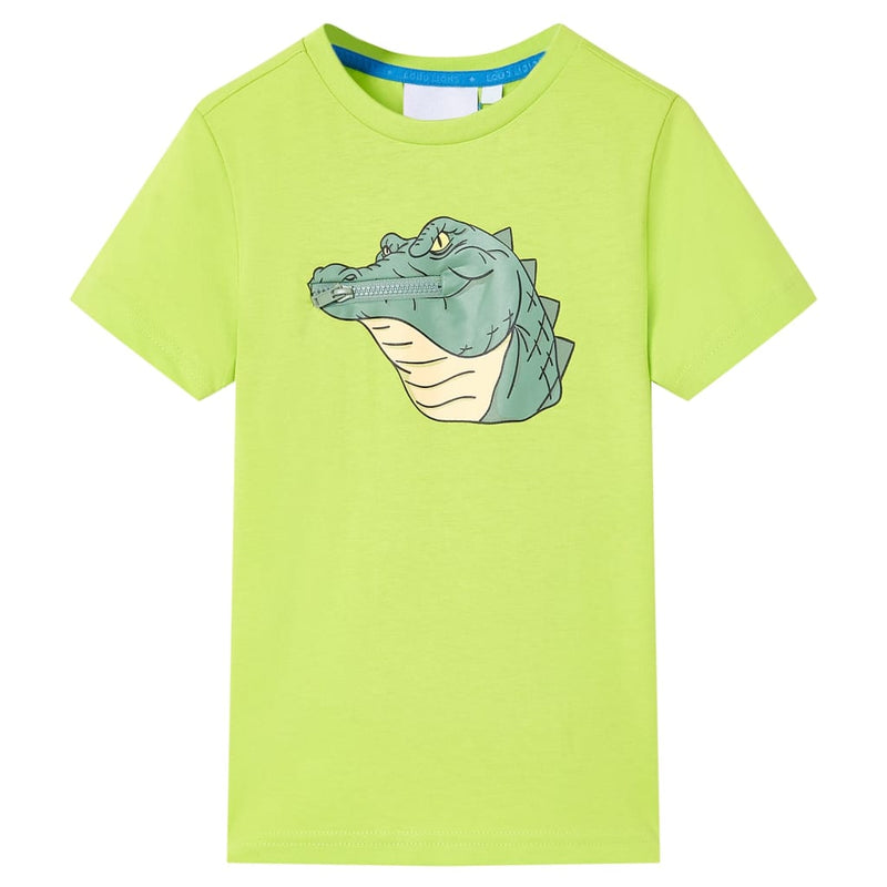 Load image into Gallery viewer, Vidaxl kindershirt 128 limoengroen