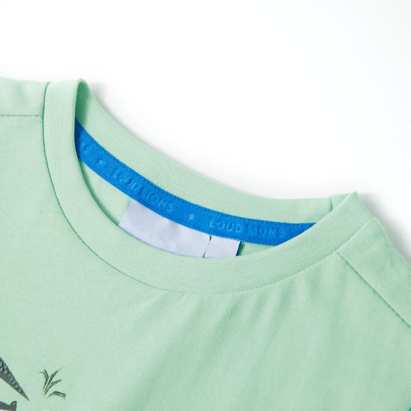 Load image into Gallery viewer, VidaXL Kindershirt met korte mouwen 104 lichtgroen