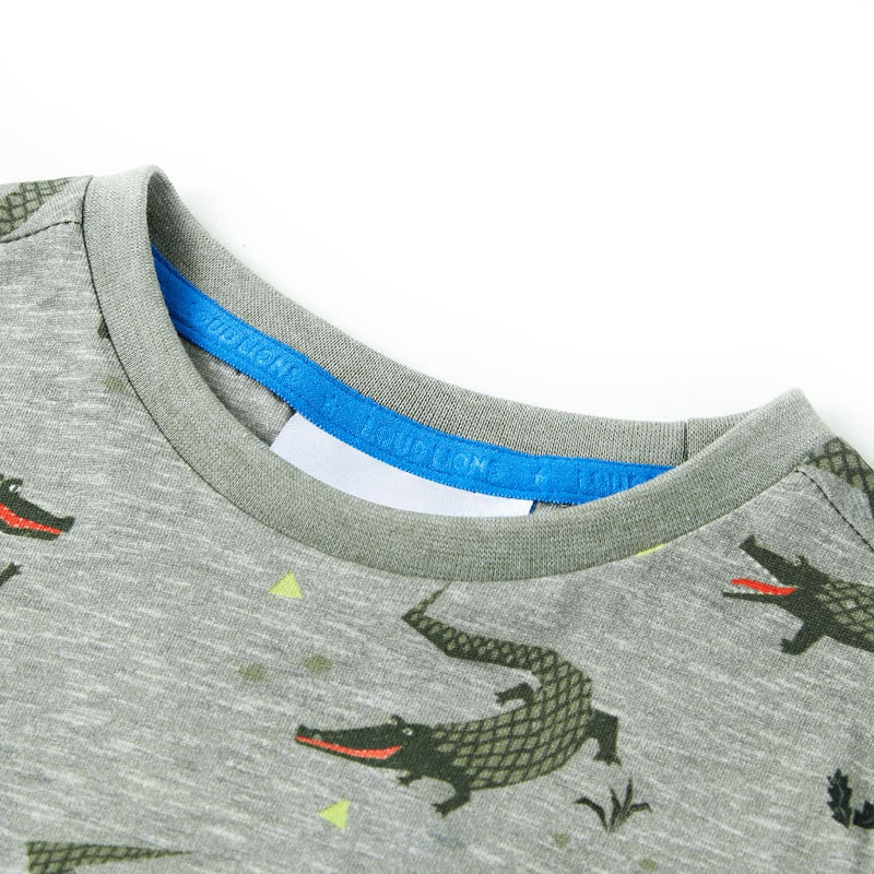 ギャラリービューアに画像をロードする, Vidaxl kindershirt 116 gemêleerd lichtkaki