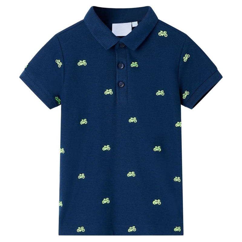 Load image into Gallery viewer, Vidaxl kinderpoloshirt 128 marineblauw