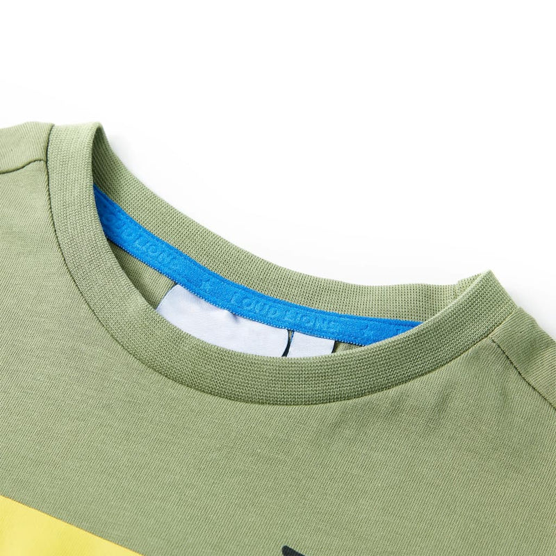 Load image into Gallery viewer, Vidaxl kindershirt met korte mouwen 116 lichtkakikleurig