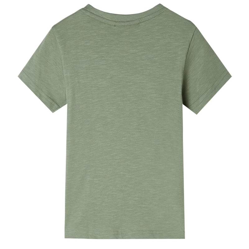 Load image into Gallery viewer, Vidaxl kindershirt met korte mouwen 128 lichtkakikleurig