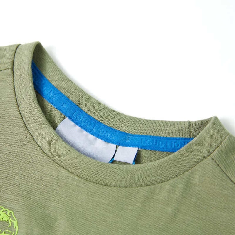 Load image into Gallery viewer, Vidaxl kindershirt met korte mouwen 128 lichtkakikleurig