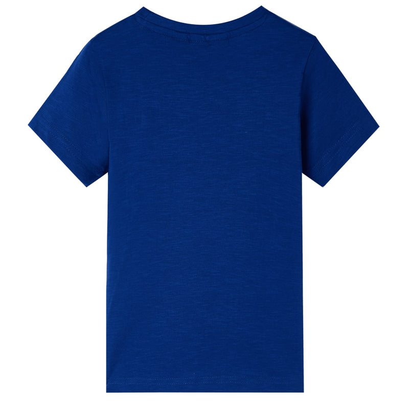 Load image into Gallery viewer, Vidaxl kindershirt met korte mouwen 116 donkerblauw