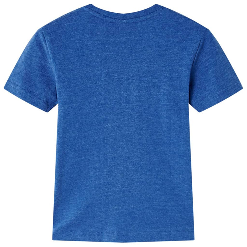 Load image into Gallery viewer, Vidaxl kindershirt 128 gemêleerd donkerblauw