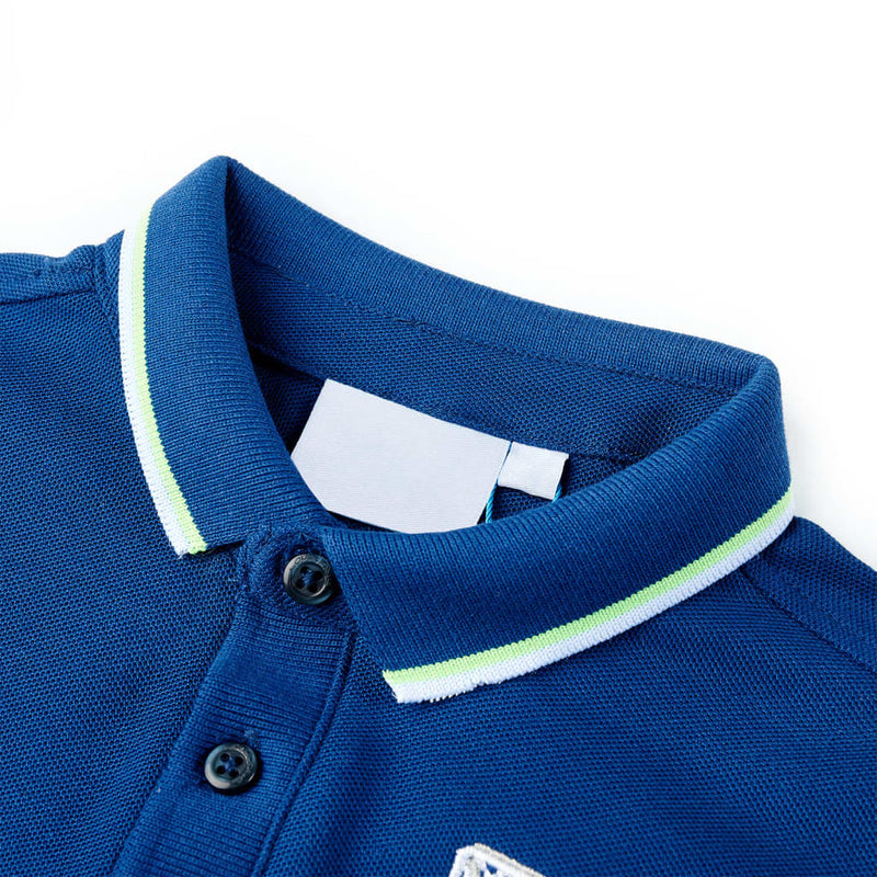Load image into Gallery viewer, Vidaxl kinderpoloshirt 128 donkerblauw