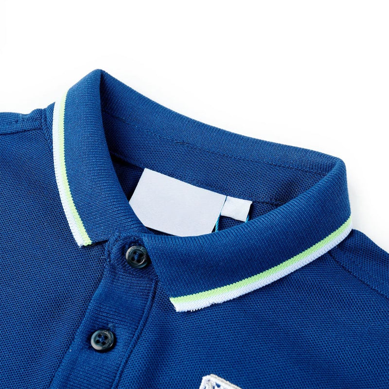 Load image into Gallery viewer, Vidaxl kinderpoloshirt 140 donkerblauw