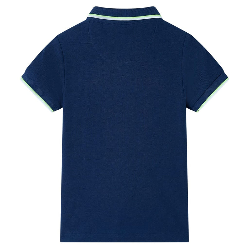 Afbeelding laden in galerijviewer, Vidaxl kinderpoloshirt 128 marineblauw