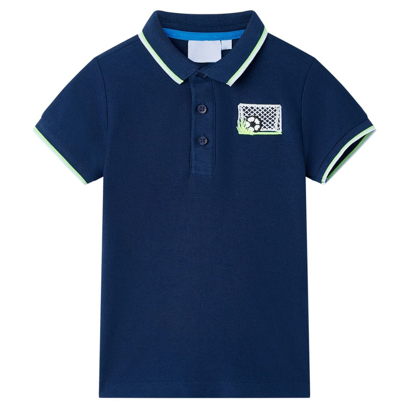 Load image into Gallery viewer, Vidaxl kinderpoloshirt 140 marineblauw