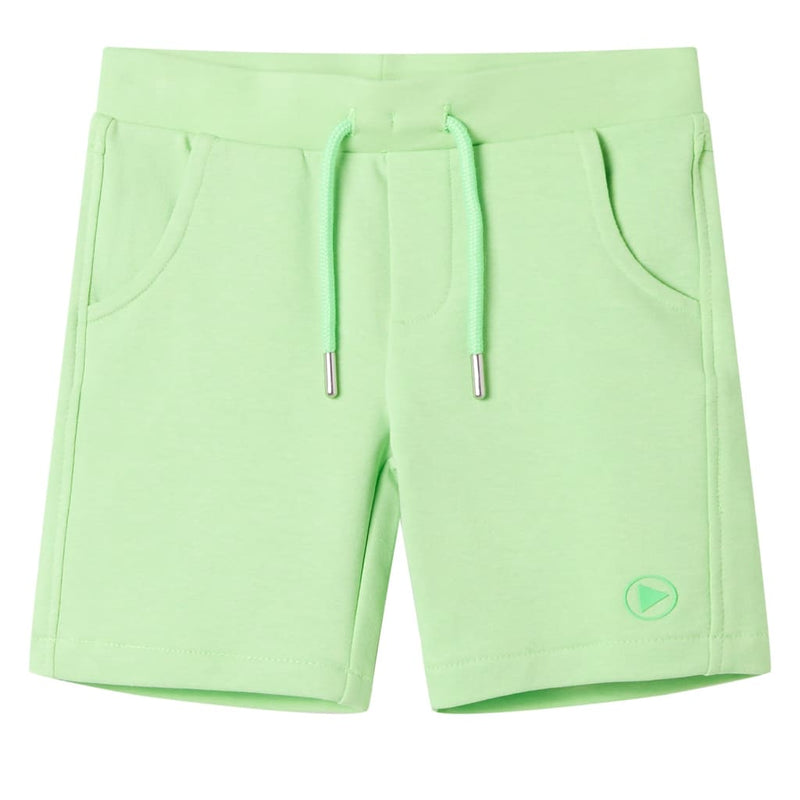Load image into Gallery viewer, VidaXL Kindershort 116 fluorescerend groen