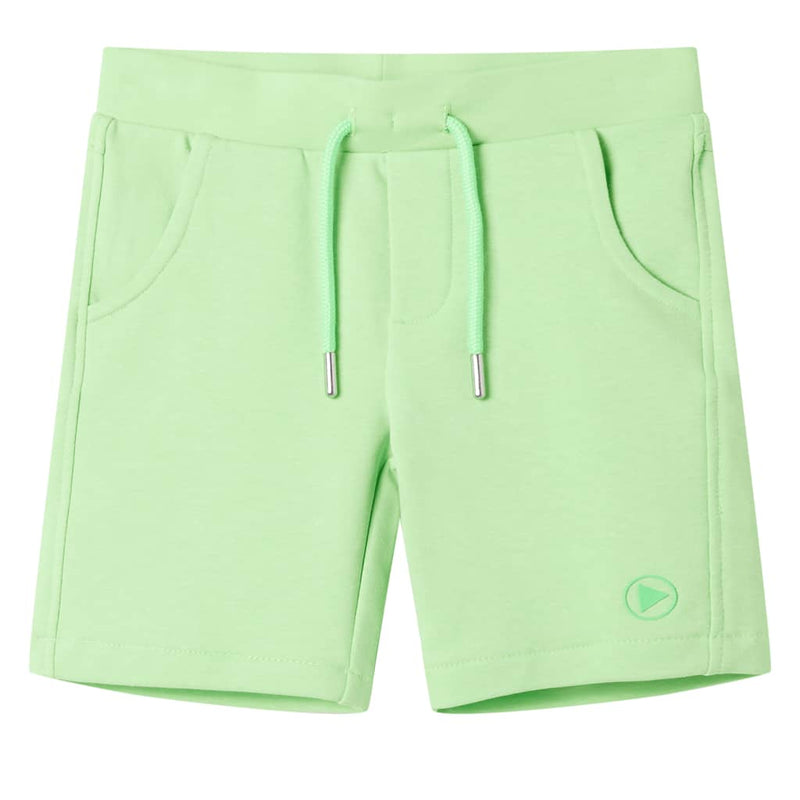 Load image into Gallery viewer, Vidaxl kindershort 128 fluorescerend groen