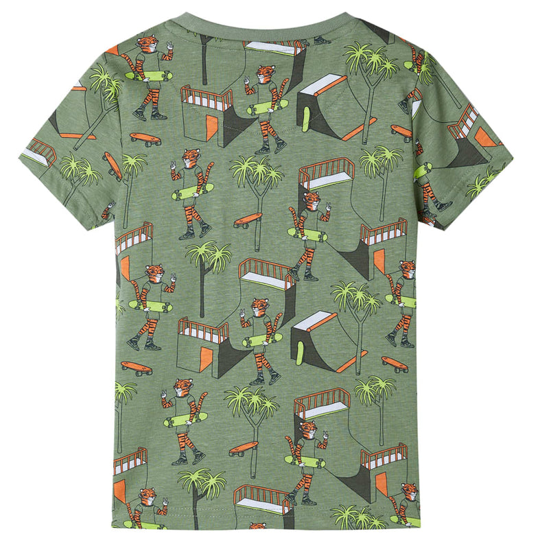 Load image into Gallery viewer, Vidaxl kinderpyjama met korte mouwen 92 lichtkakikleurig
