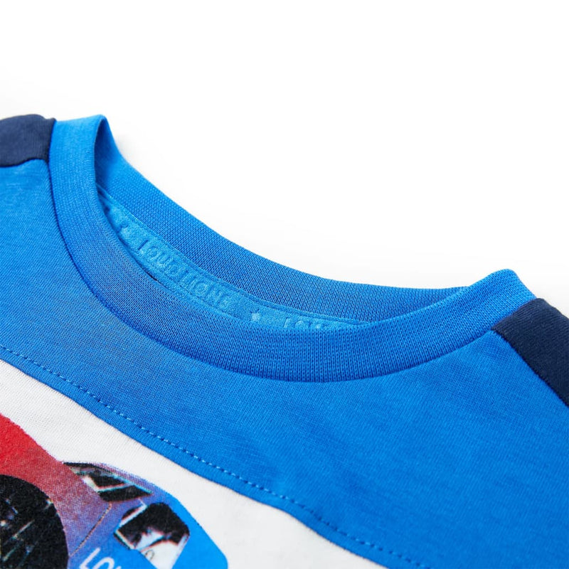 Load image into Gallery viewer, VidaXL Kindershirt 92 blauw en marineblauw
