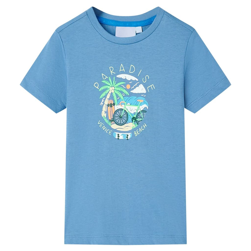 Load image into Gallery viewer, Vidaxl kindershirt 116 middenblauw