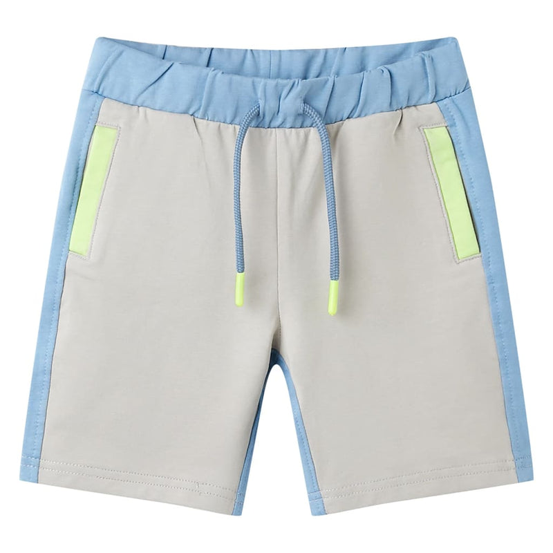 ギャラリービューアに画像をロードする, Vidaxl kindershort met trekkoord 140 blauw