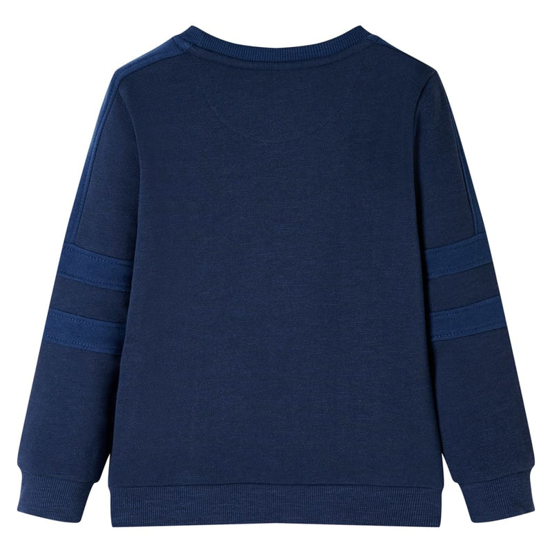Load image into Gallery viewer, VidaXL Kindertrui 116 gemêleerd marineblauw