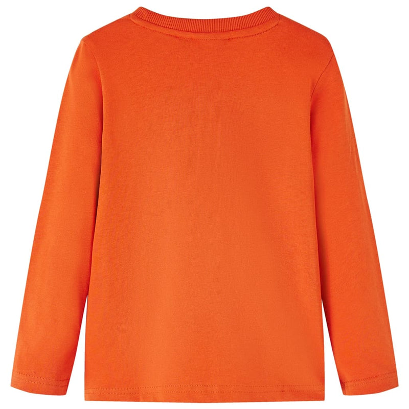 Load image into Gallery viewer, VidaXL Kindershirt met lange mouwen 128 oranje