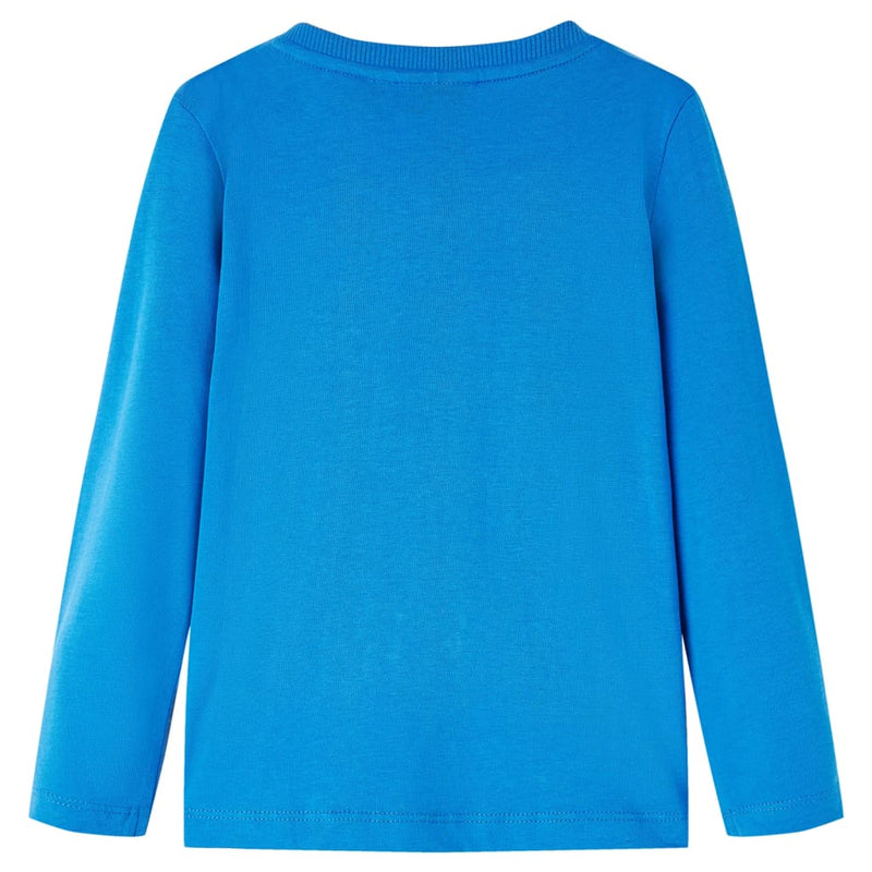 Load image into Gallery viewer, VidaXL Kindershirt met lange mouwen 92 kobaltblauw