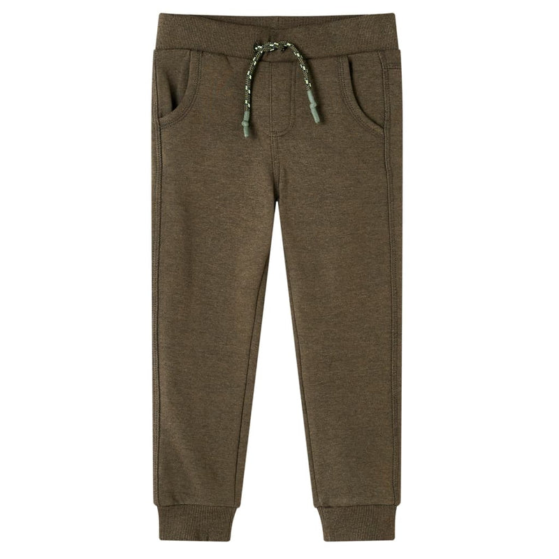 Load image into Gallery viewer, Vidaxl kinderjoggingbroek 128 gemêleerd kakikleurig