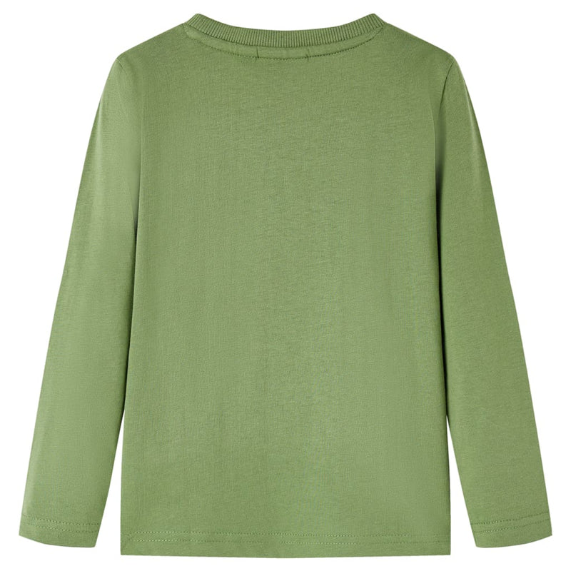 Load image into Gallery viewer, VidaXL Kindershirt met lange mouwen 92 lichtkakikleurig