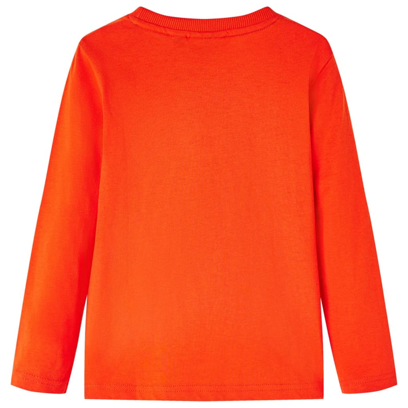 Load image into Gallery viewer, VidaXL Kindershirt met lange mouwen 92 felroranje