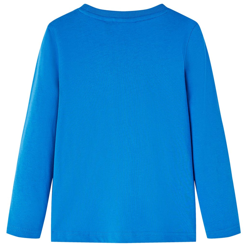 Load image into Gallery viewer, Vidaxl kindershirt met lange mouwen 128 kobaltblauw