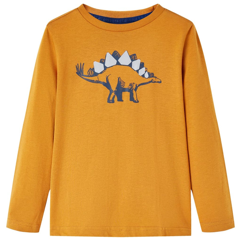 ギャラリービューアに画像をロードする, Vidaxl kindershirt met lange mouwen 116 donkerokerkleurig