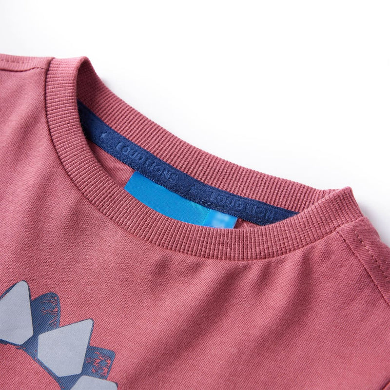 Chargez l'image dans la visionneuse de la galerie, Vidaxl kindershirt met lange mouwen 140 donkerrood