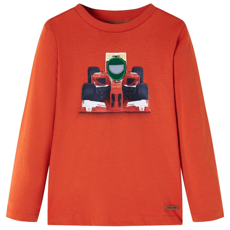 Load image into Gallery viewer, Vidaxl kindershirt met lange mouwen 140 oranje