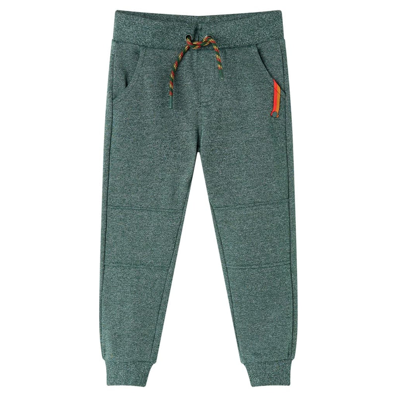 Load image into Gallery viewer, VidaXL Kinderjoggingbroek 140 donkergroen