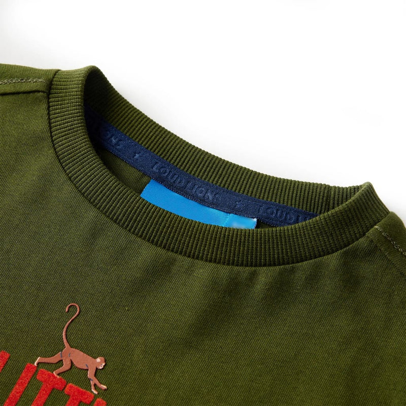 ギャラリービューアに画像をロードする, Vidaxl kindershirt met lange mouwen 140 donkerkakikleurig