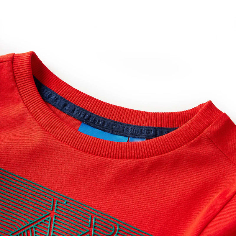 Load image into Gallery viewer, VidaXL Kindershirt met lange mouwen 92 rood
