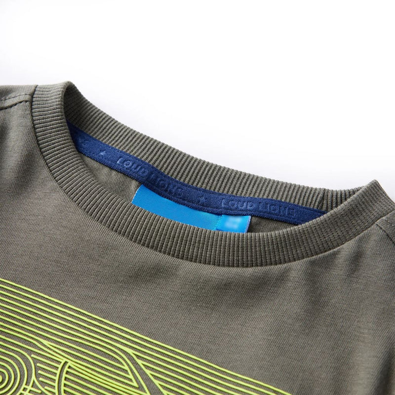 Load image into Gallery viewer, Vidaxl kindershirt met lange mouwen 116 kakikleurig