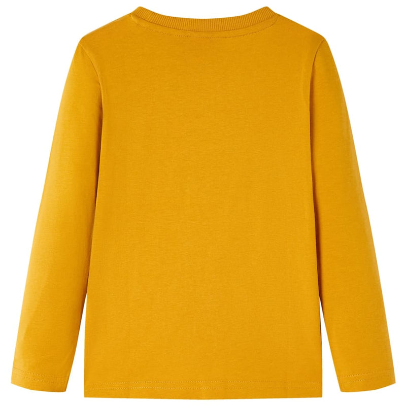 ギャラリービューアに画像をロードする, Vidaxl kindershirt met lange mouwen 116 okerkleurig