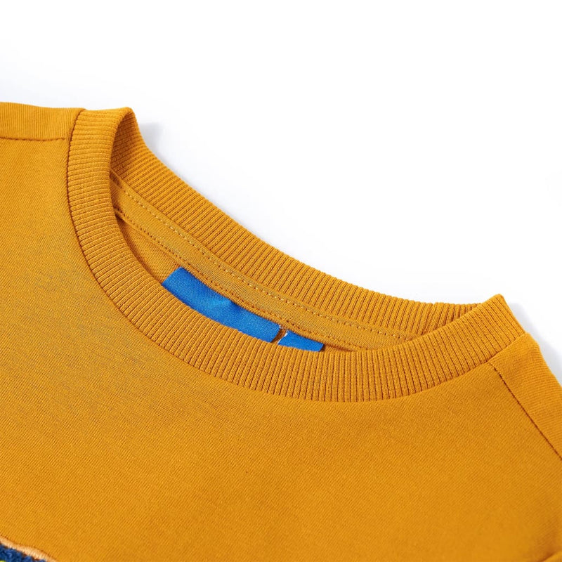 ギャラリービューアに画像をロードする, Vidaxl kindershirt met lange mouwen 116 okerkleurig