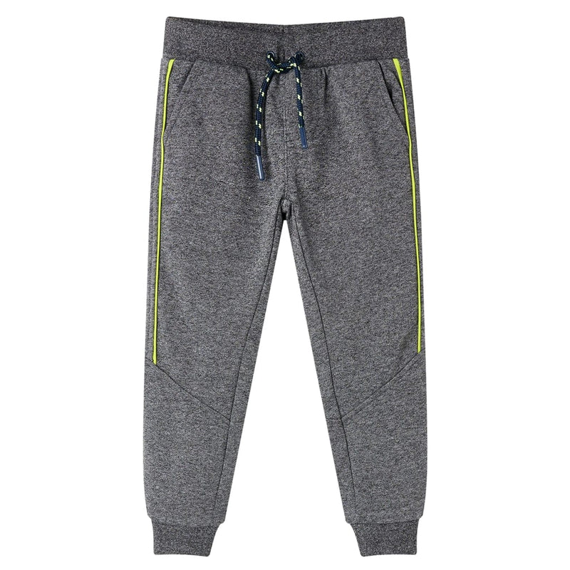 Load image into Gallery viewer, VidaXL Kinderjoggingbroek 92 gemêleerd grijs