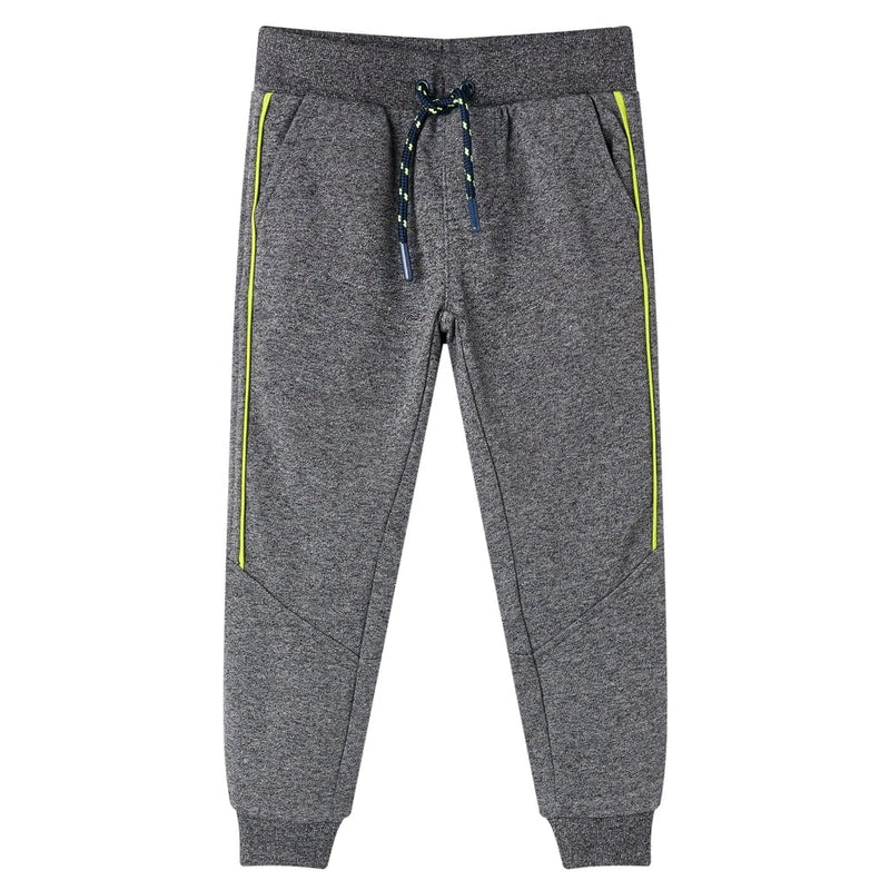Load image into Gallery viewer, Vidaxl kinderjoggingbroek 128 gemêleerd grijs