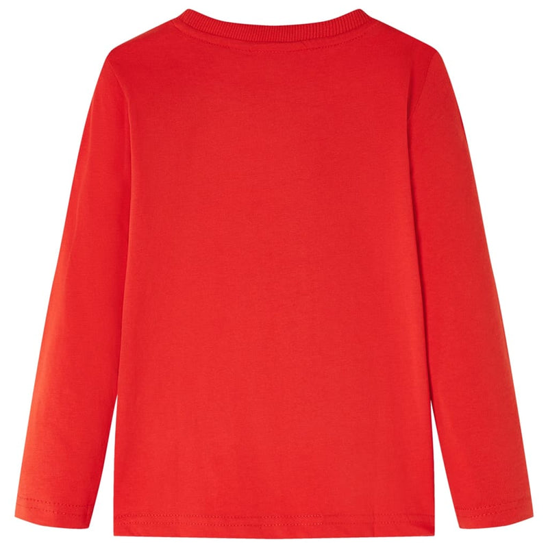 Load image into Gallery viewer, Vidaxl kindershirt met lange mouwen 140 rood