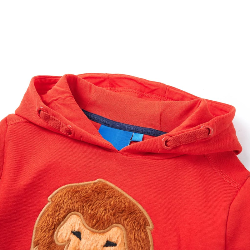 Load image into Gallery viewer, Vidaxl kindertrui met capuchon 116 rood