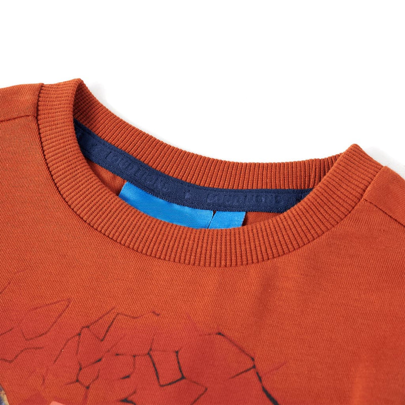 Load image into Gallery viewer, Vidaxl kindershirt met lange mouwen 104 lichtroestkleurig