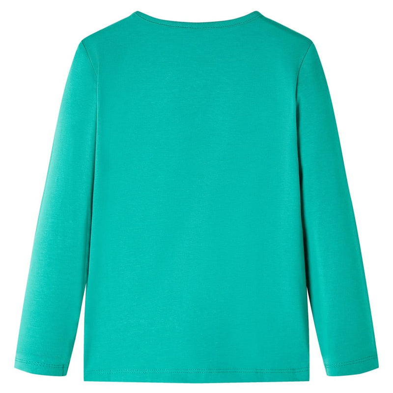 Load image into Gallery viewer, VidaXL Kindershirt met lange mouwen 92 felgroen