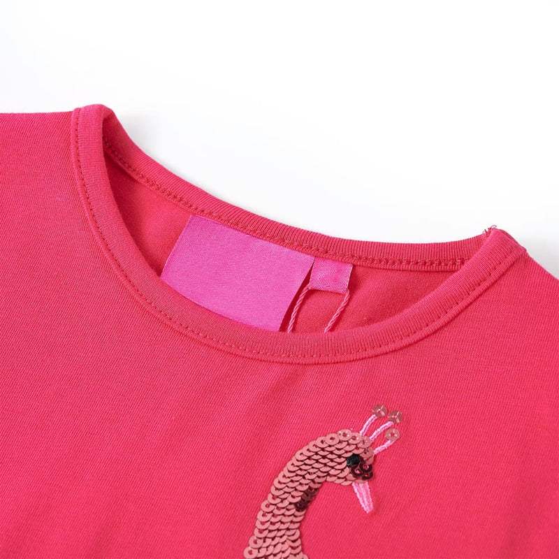 Load image into Gallery viewer, Vidaxl kindershirt met lange mouwen 116 felroze